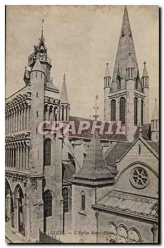 Cartes postales Dijon l'eglise Notre Dame