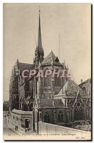 Ansichtskarte AK Dijon Abside de la cathedrale Saint Benigne