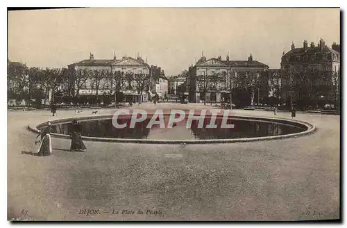 Ansichtskarte AK Dijon la place du Peuple