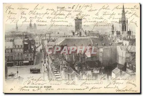 Cartes postales Dijon vue generale de Dijon