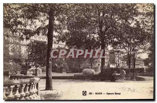 Cartes postales Dijon Square darcy