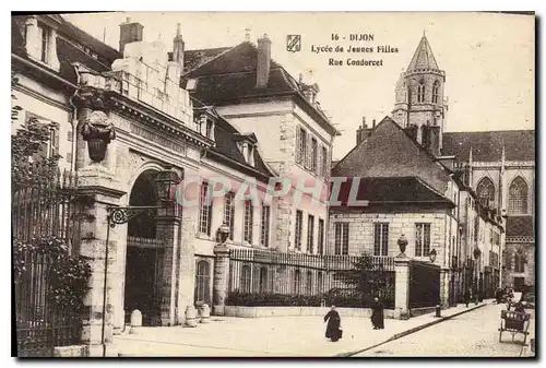 Ansichtskarte AK Dijon Lycee de Jeunes filles rue Condorcet