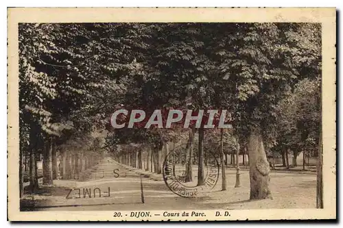 Cartes postales Dijon cours du parc