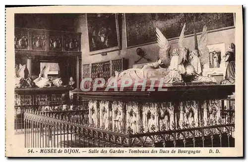 Cartes postales Musee de Dijon salle des Gardes Tombeaux des Ducs de Bourgogne