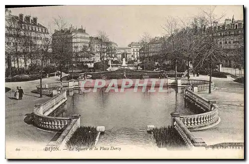 Ansichtskarte AK Dijon le Square et la place Darcy