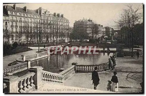 Cartes postales Dijon le Square Darcy et l'hotel de la Cloche