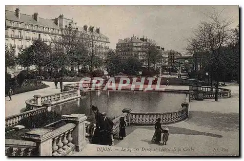 Cartes postales Dijon le Square Darcy et l'hotel de la Cloche