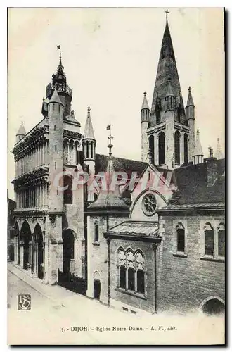 Cartes postales Dijon Eglise Notre Dame