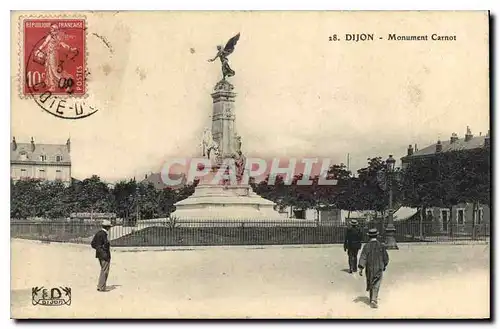 Ansichtskarte AK Dijon monument Carnot