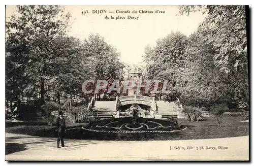 Cartes postales Dijon Cascade du chateau d'eau de la place Darcy