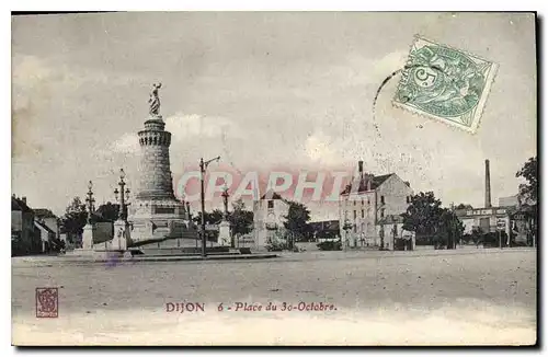 Cartes postales Dijon place du 30 Octobre