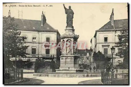 Ansichtskarte AK Dijon Statue de Saint Bernard