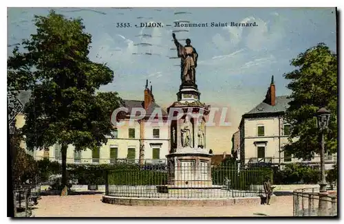 Cartes postales Dijon monument Saint Bernard