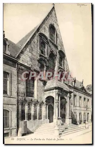 Ansichtskarte AK Dijon le Porche du palais de justice