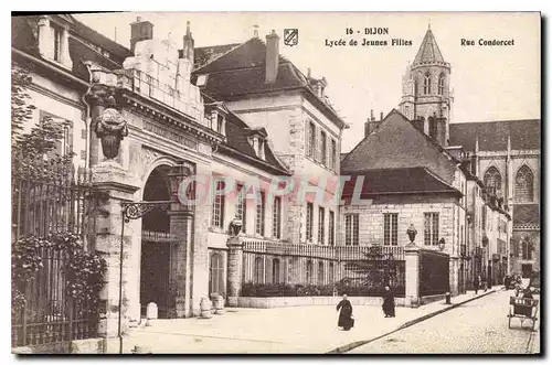 Ansichtskarte AK Dijon Lycee de jeunes filles rue Condorcet