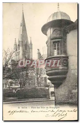 Ansichtskarte AK Dijon place des Ducs de Bourgogne