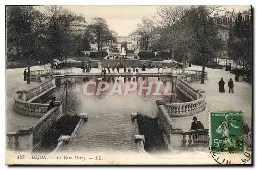 Cartes postales Dijon le parc Darcy