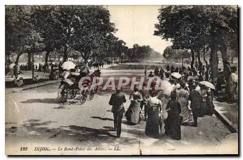 Ansichtskarte AK Dijon le Rond Pont des Allees