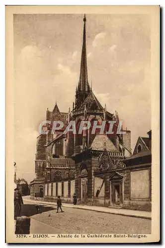 Ansichtskarte AK Dijon Abside de la cathedrale Saint Benigne