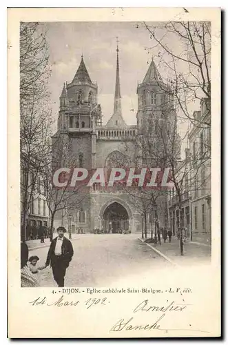 Cartes postales Dijon Eglise cathedrale Saint Benigne