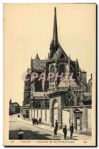 Cartes postales Dijon l'Abside de Saint Benigne