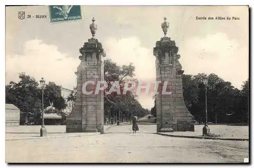 Ansichtskarte AK Dijon entree des Allees du parc