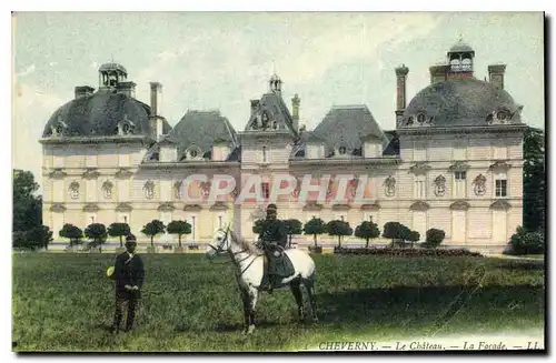 Cartes postales Cheverny le chateau la facade