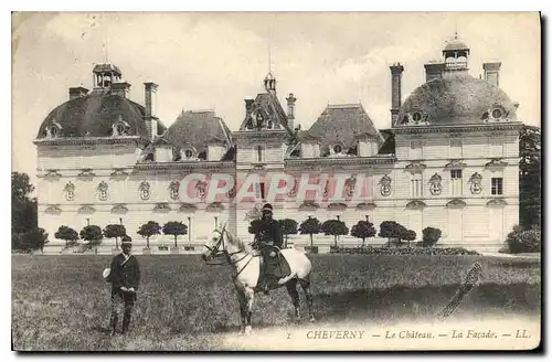 Cartes postales Cheverny le chateau la facade