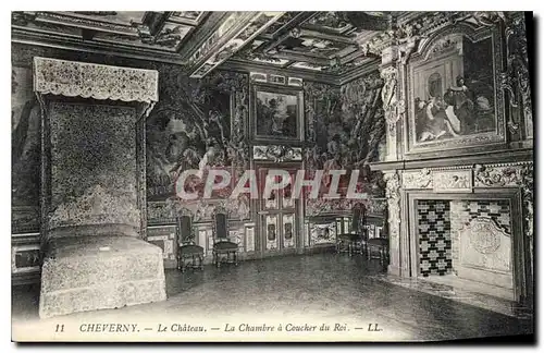 Ansichtskarte AK Cheverny le Chateau la Chambre a Coucher du Roi