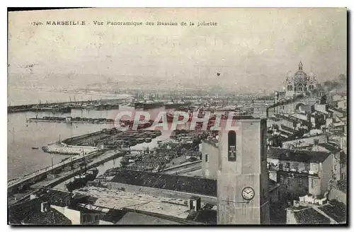 Ansichtskarte AK Marseille vue panoramique des Bassins de la Joliette