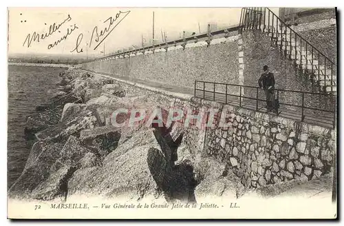 Ansichtskarte AK Marseille vue generale de la Grande Jetee de la Joliette