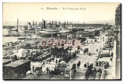 Cartes postales Marseille les Nouveaux ports