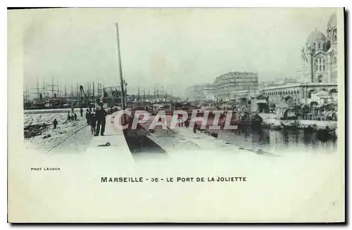 Cartes postales Marseille le port de la Joliette