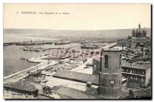 Ansichtskarte AK Marseille vue generale de la Joliette