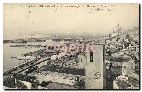 Cartes postales Marseille vue panoramique des Bassins de la Joliette