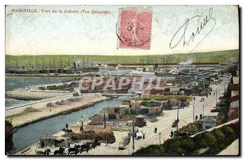 Cartes postales Marseille port de la Joliette Vue generale