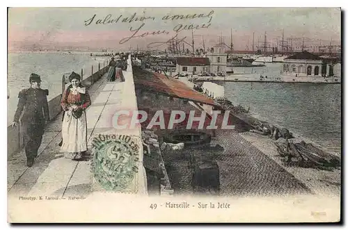 Cartes postales Marseille sur la Jetee