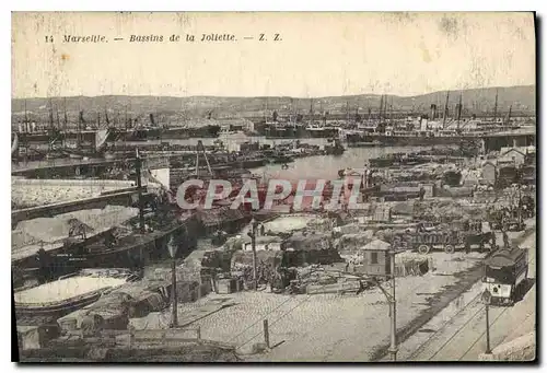 Cartes postales Marseille Bassins de la Joliette