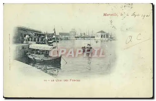 Cartes postales Marseille le Quai des Forges