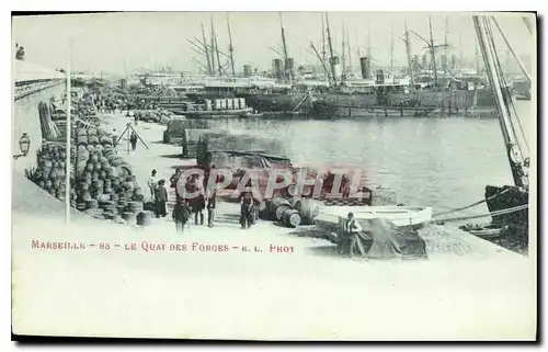 Cartes postales Marseille le Quai des Forges