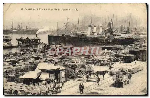 Cartes postales Marseille le port de la Joliette