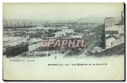 Cartes postales Marseille les Bassins de la Joliette