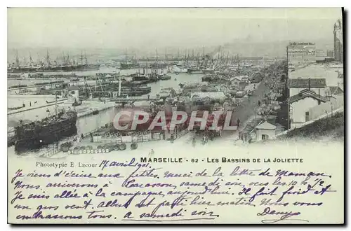 Cartes postales Marseille les Bassins de la Joliette