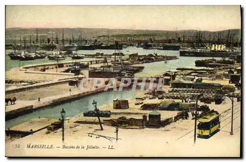 Cartes postales Marseille Bassins de la Joliette