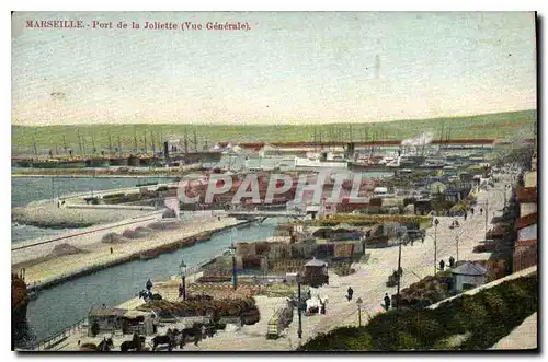 Ansichtskarte AK Marseille port de la Joliette vue generale