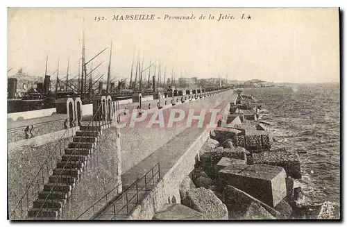 Cartes postales Marseille Promenade de la Jetee