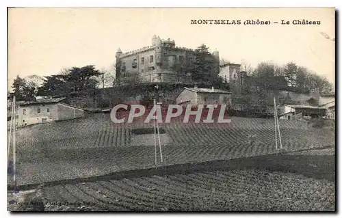 Ansichtskarte AK Montmelas Rhone le chateau