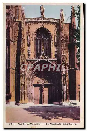 Ansichtskarte AK Aix en Provence la cathedrale Saint Sauveur