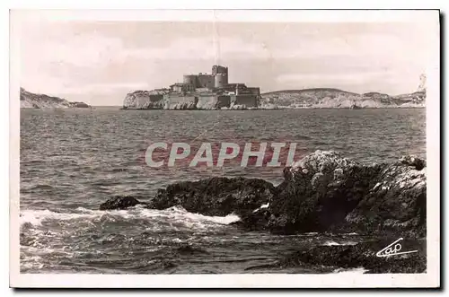 Cartes postales Marseille le Chateau d'If vue de la Corniche