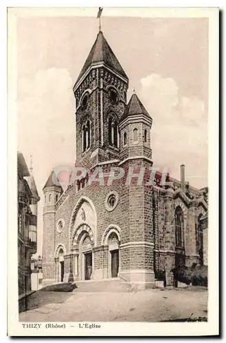 Cartes postales Thizy Rhone l'eglise